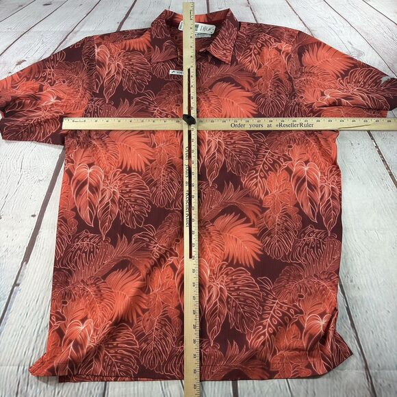 NWT Tommy Bahama LT Bahama Coast Hawaiian Shirt Chili Pepper Island Zone $168 - Picture 9 of 12